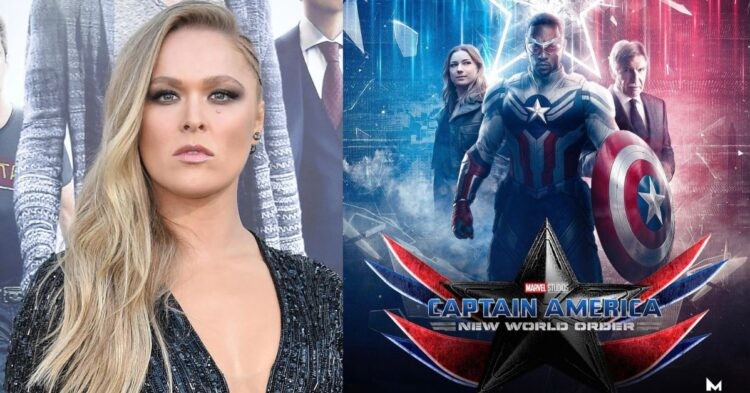 Ronda Rousey (left) Captain America New World Order (right) (Credit TIME and SNEAK PEEK)