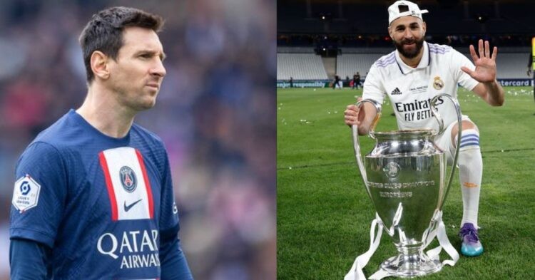 Lionel Messi and Karim Benzema.