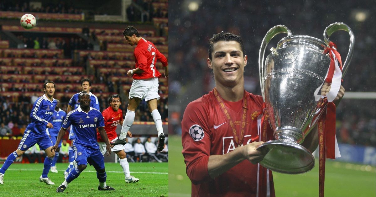 Cristiano Ronaldo's goal helps Manchester United to win their 3rd Champions League title in 2008