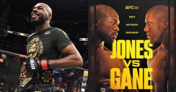 Jon Jones and UFC 285 poster