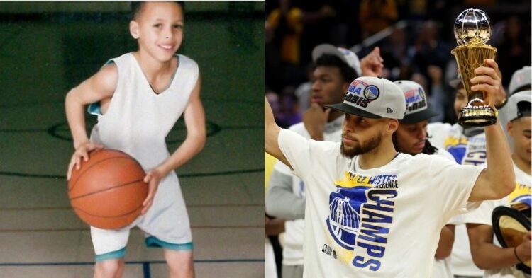 Stephen Curry (credits = Pinterest and Hoops Habit)
