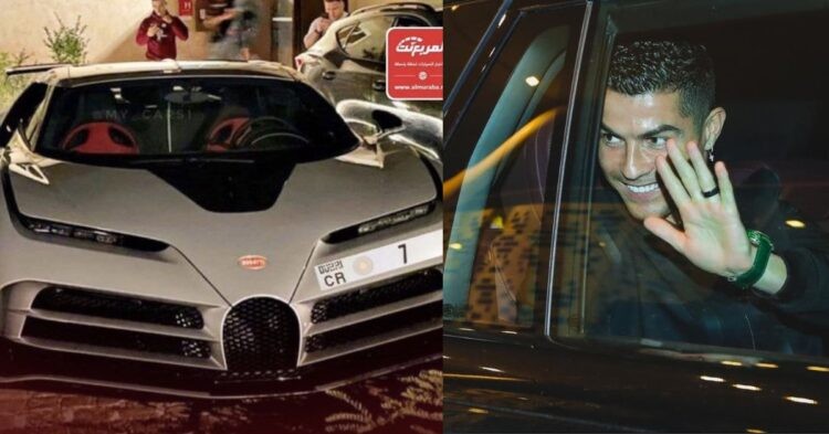 Cristiano Ronaldo's Bugatti Centodieci has arrived in Saudi Arabia