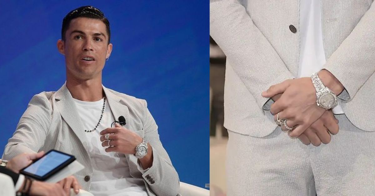 Cristiano Ronaldo with the Rolex GMT Master Ice