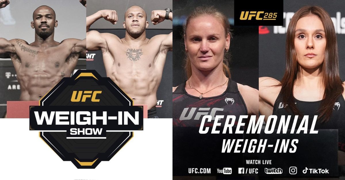 UFC 285 Weigh In Posters