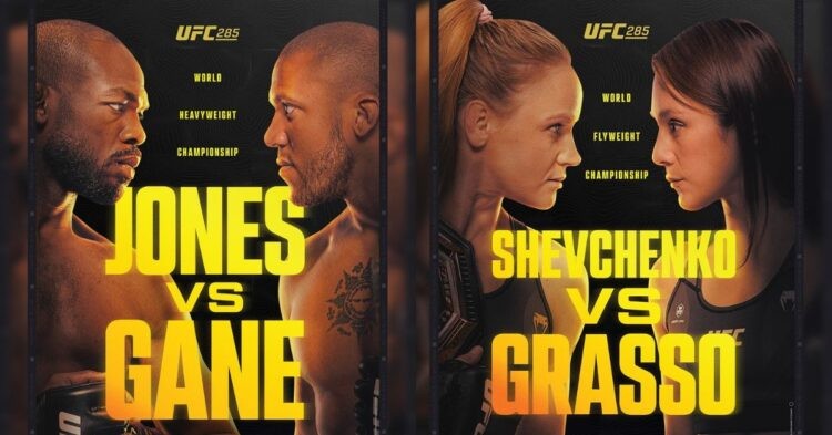 UFC 285 Official Posters