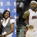 LeBron James with the Miami Heat and Gloria James