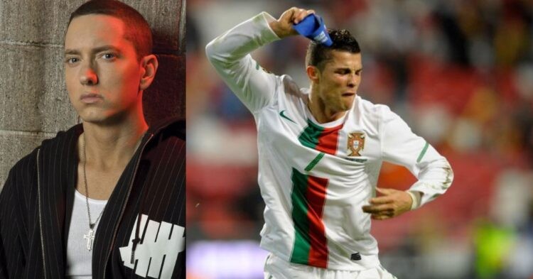 Did Eminem really call Cristiano Ronaldo the most hated person in soccer