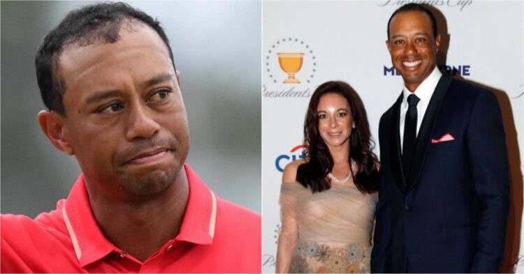 Tiger Woods with Erica Herman