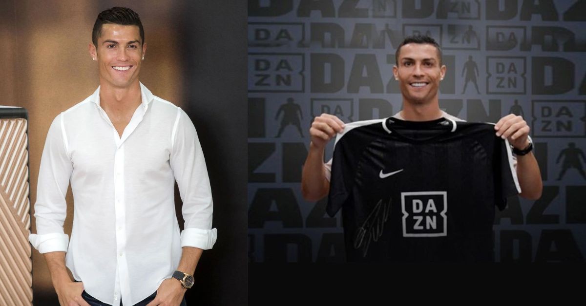 Cristiano Ronaldo was announced as DAZN's first Global Ambassador