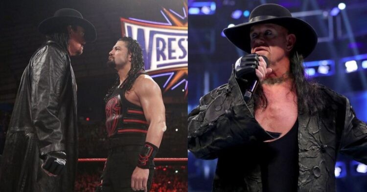 Undertaker talks about Roman Reigns' title run. (Credit: FanSided and Sports Illustrated)