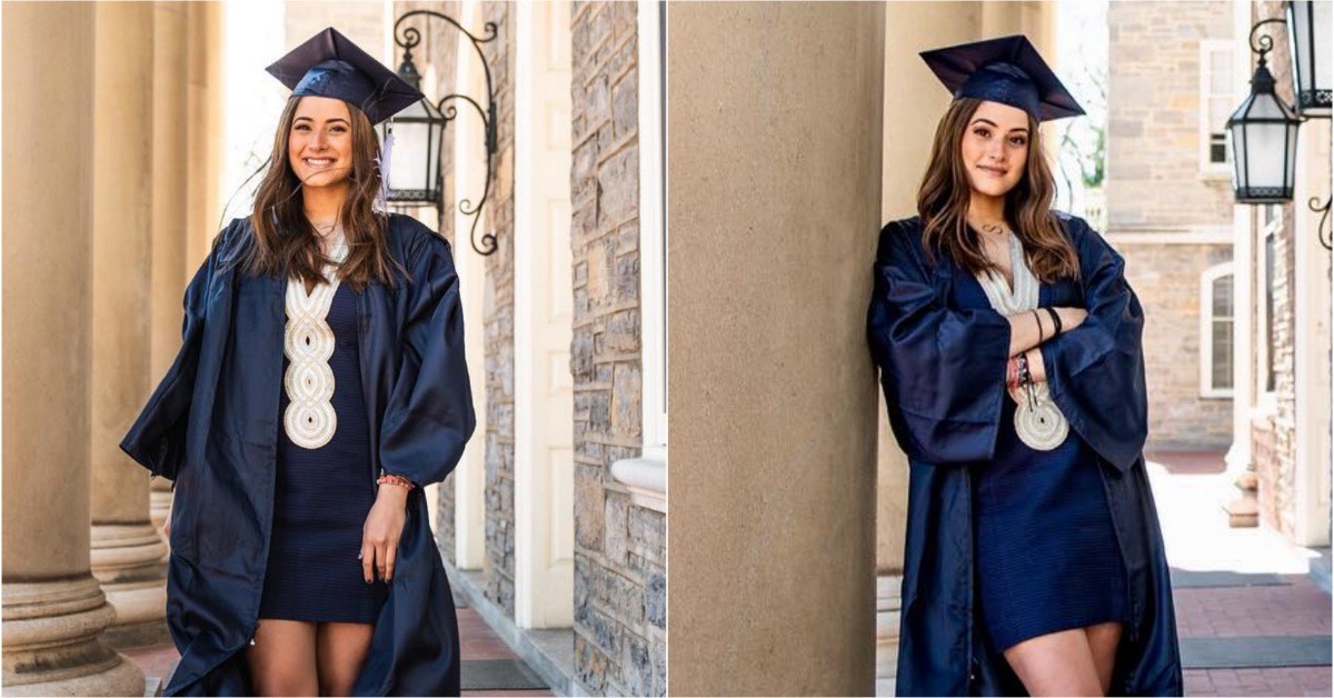Sophia Romano graduating from Penn State