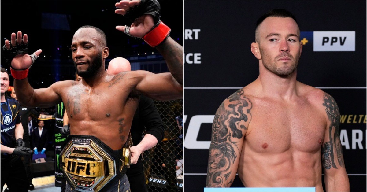 Leon Edwards (left) and Colby Covington (right)