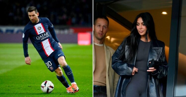 PSG's Lionel Messi and Kim Kardashian