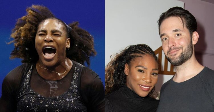 Serena Williams and her husband Alexis Ohanian (Credit: Twitter)