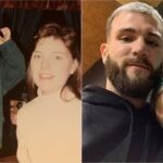 Caleb Plant with his mother Beth Plant