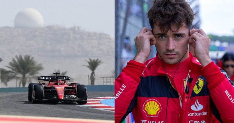 Ferrari F1 SF-23 at the pre-season testing(left), Charles Leclerc(right) (Credit- Autosport, WTF1)