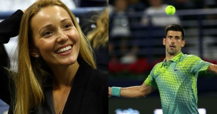 Jelena Djokovic (left), Novak Djokovic (right), (Credits - mamamia, BBC)