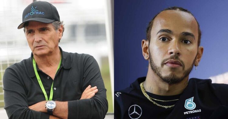 Nelson Piquet (left), Lewis Hamilton (right) (Credits- torcedores.com, Planet F1)