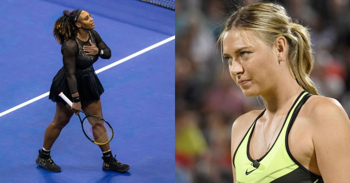 Serena Williams and Maria Sharapova (Credit: Eurosport)