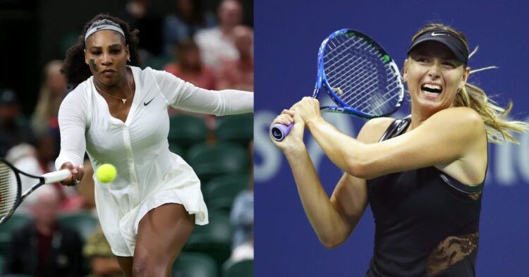 Serena Williams and Maria Sharapova (Credit: TIME)