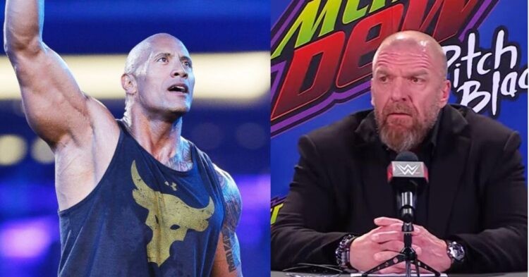 The Rock (left) Triple H (right)