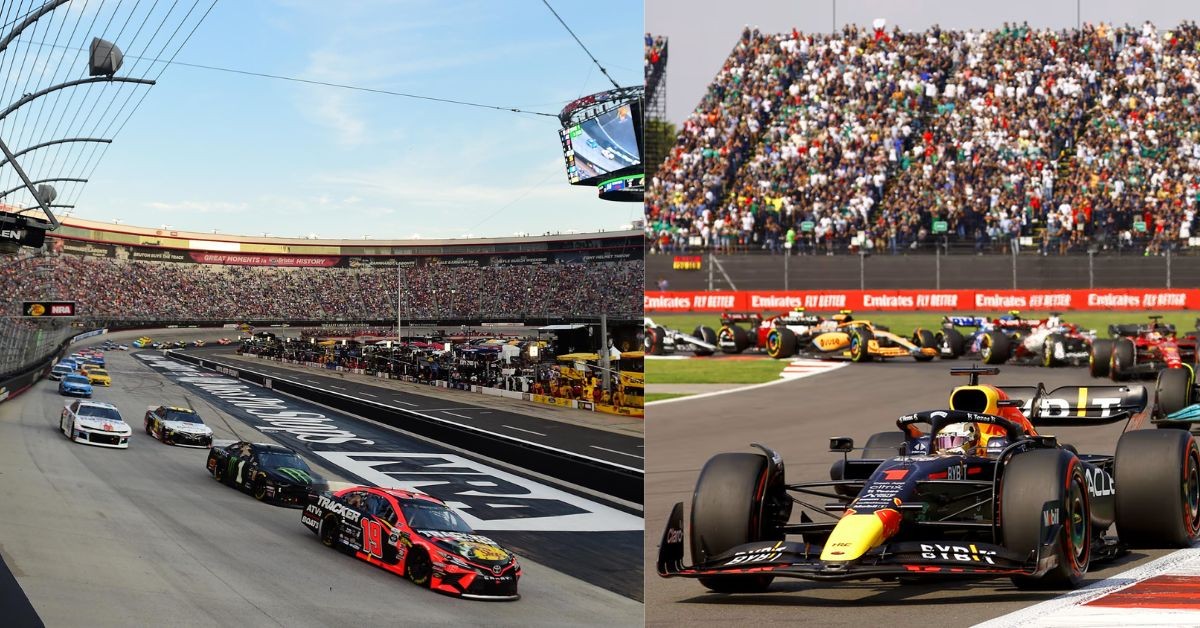 NASCAR (left), Formula One (right) (Credit- CNN, F1)