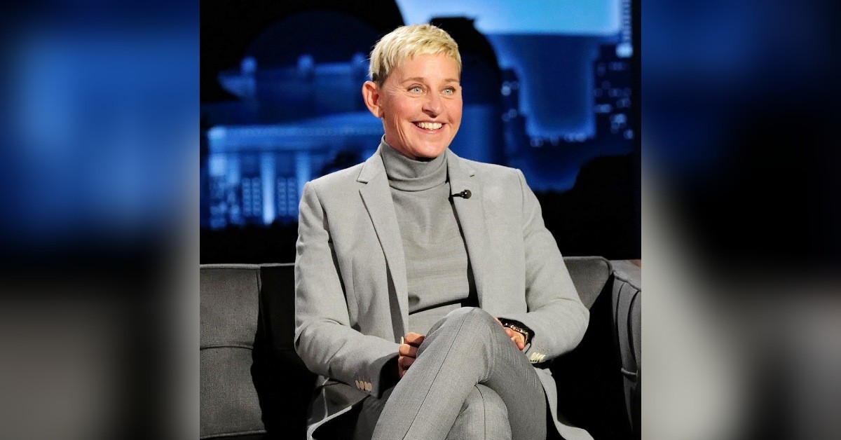 Ellen DeGeneres smiling