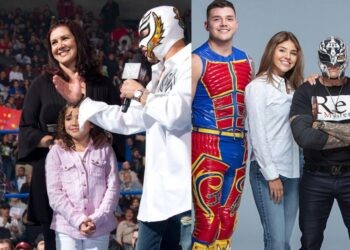 Rey Mysterio and family
