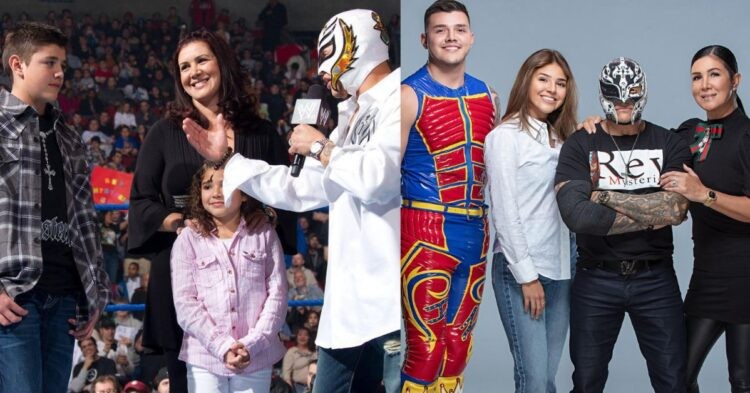 Rey Mysterio and family