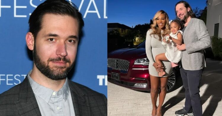 Alexis Ohanian with his wife Serena Williams and daughter Olympia Ohanian (Credit: Twitter)
