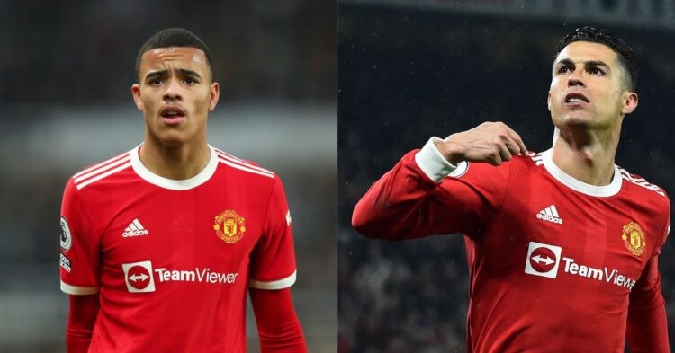Mason Greenwood and Cristiano Ronaldo (Credits: United In Focus, The New York Times)