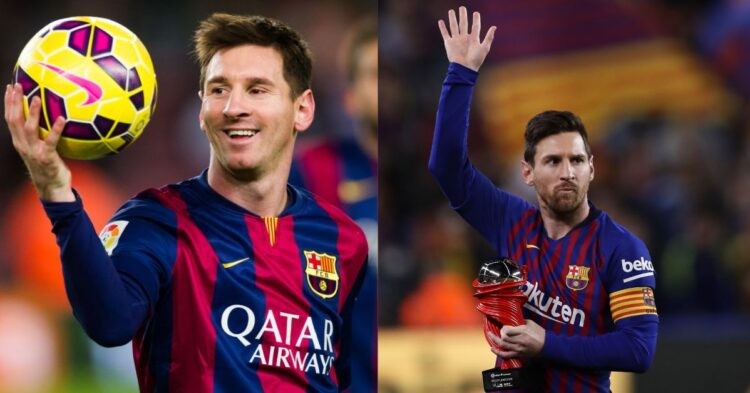 Lionel Messi in FC Barcelona.