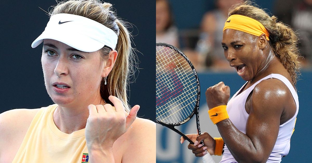 Maria Sharapova and Serena Williams (Credit: NYC)