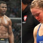 Francis Ngannou (left) and Ronda Rousey (right)