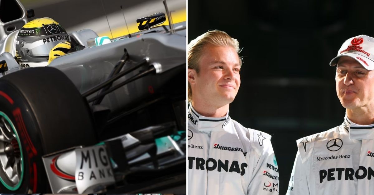 Rosberg and Schumacher with Mercedes 
(Credits: f1)