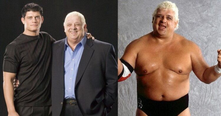 Cody Rhodes and his father Dusty Rhodes (Credit: WWE and Twitter)