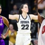 Angel Reese, Caitlin Clark and Sheryl Swoopes (credits - The New York Times, LSU Sports and ESPN)