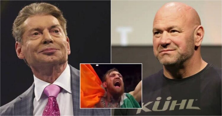 Vince McMahon (left) and Dana White (right)