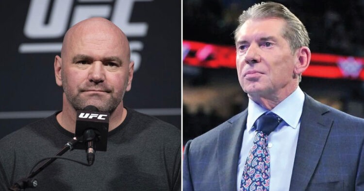 Dana White (left) and Vince McMahon (right)