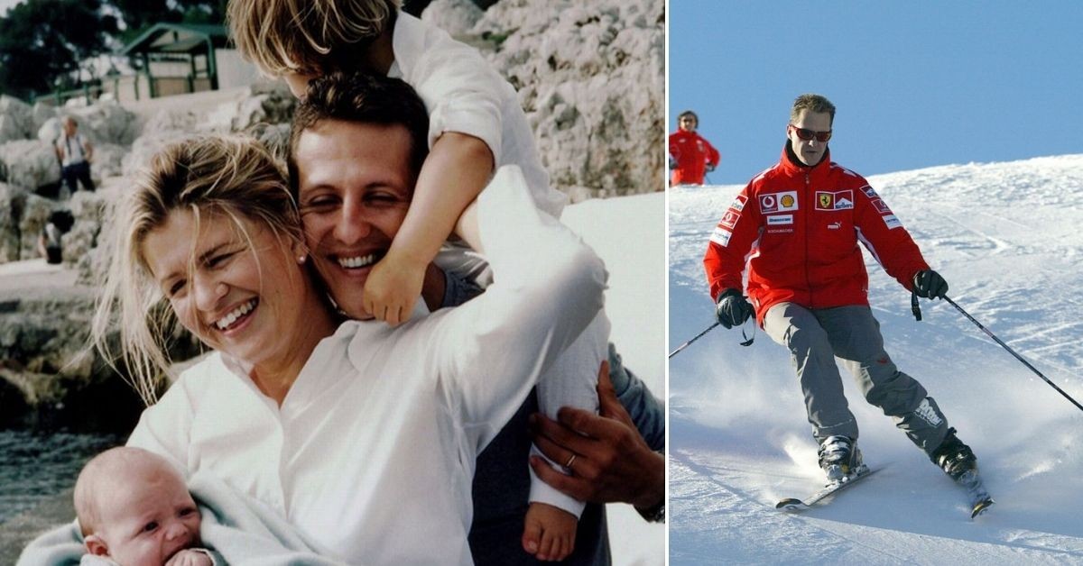 Michael Schumacher and family(credits The mirror, CNN)