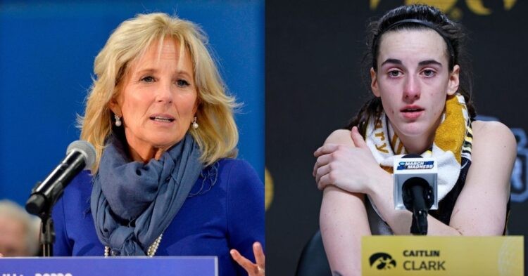 Caitlin Clark and Jill Biden (Credit - People and CNBC)