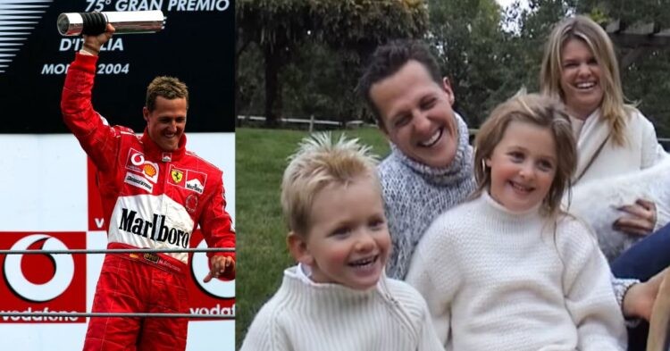 Schumacher with Family (credits F1, Daily Mail)