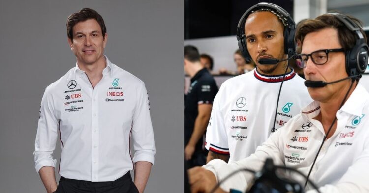 Toto Wolff With Hamilton (left) (credits Mercedes, The guardian)