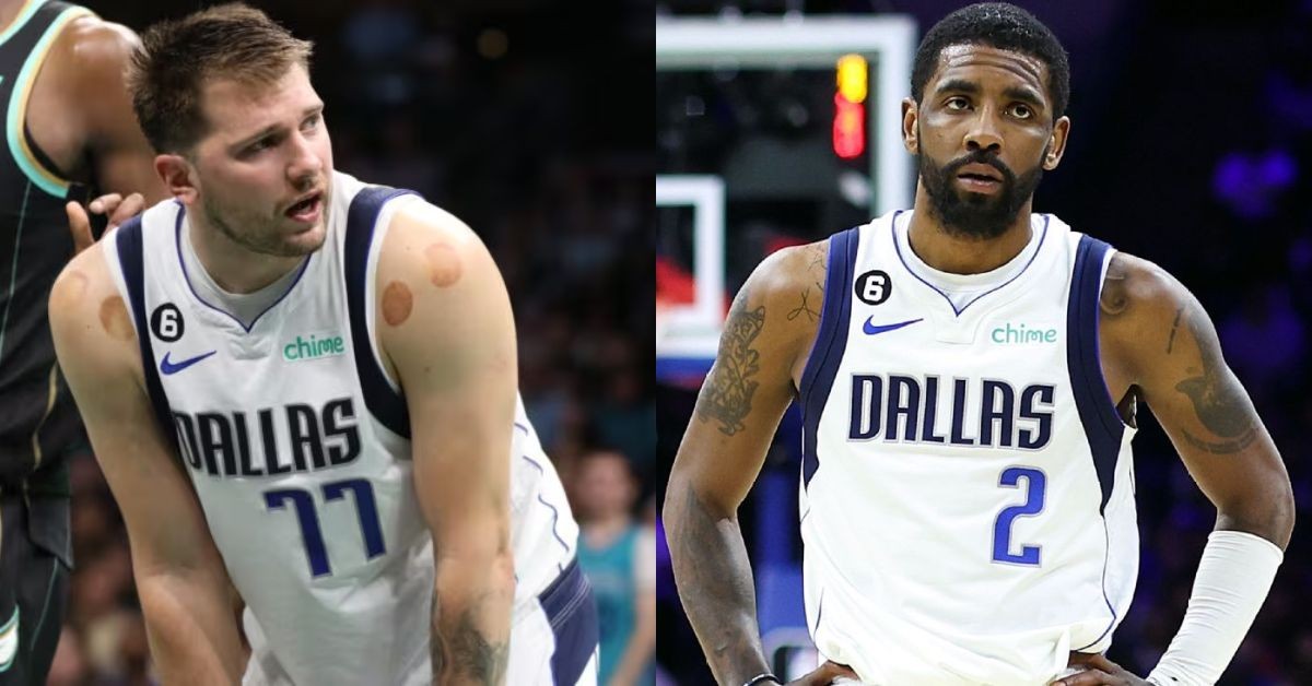 Luka Doncic and Kyrie Irving 