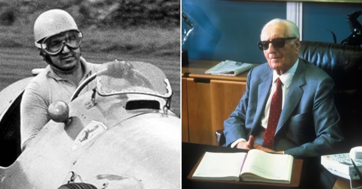 Alberto Ascari (left) Enzo Ferrari (right) (credits: f1)