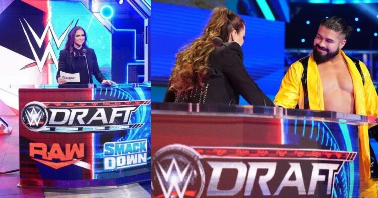 Stephanie McMahon during one of the WWE Drafts