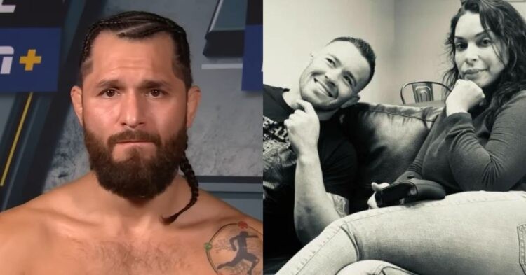 Jorge Masvidal and Colby Covington with his ex-wife