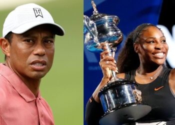Tiger Woods (left), Serena Williams (right) (Credit- CNN, ESPN)