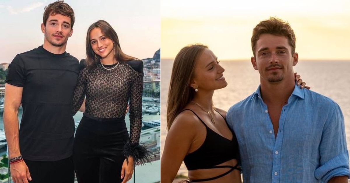 Charles Leclerc and Charlotte Sine (Credit- MARCA, Daily Star)