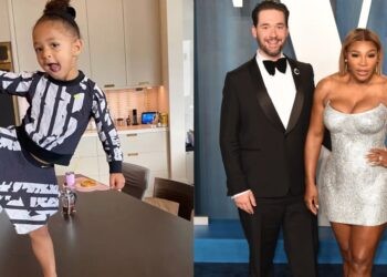 Olympia Ohanian (Left), Serena Williams and Alexis Ohanian (Right) (Credits - Insider, Glamour)